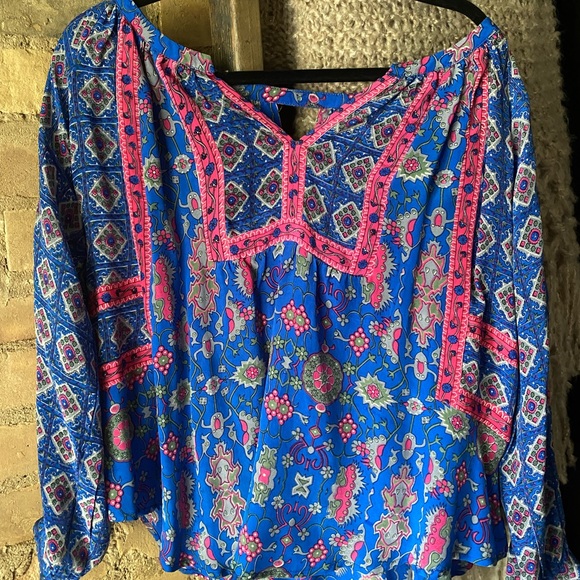 ANTHROPOLOGIE Tolani Nimbin Pleasant Blouse / Size XS - Picture 1 of 5